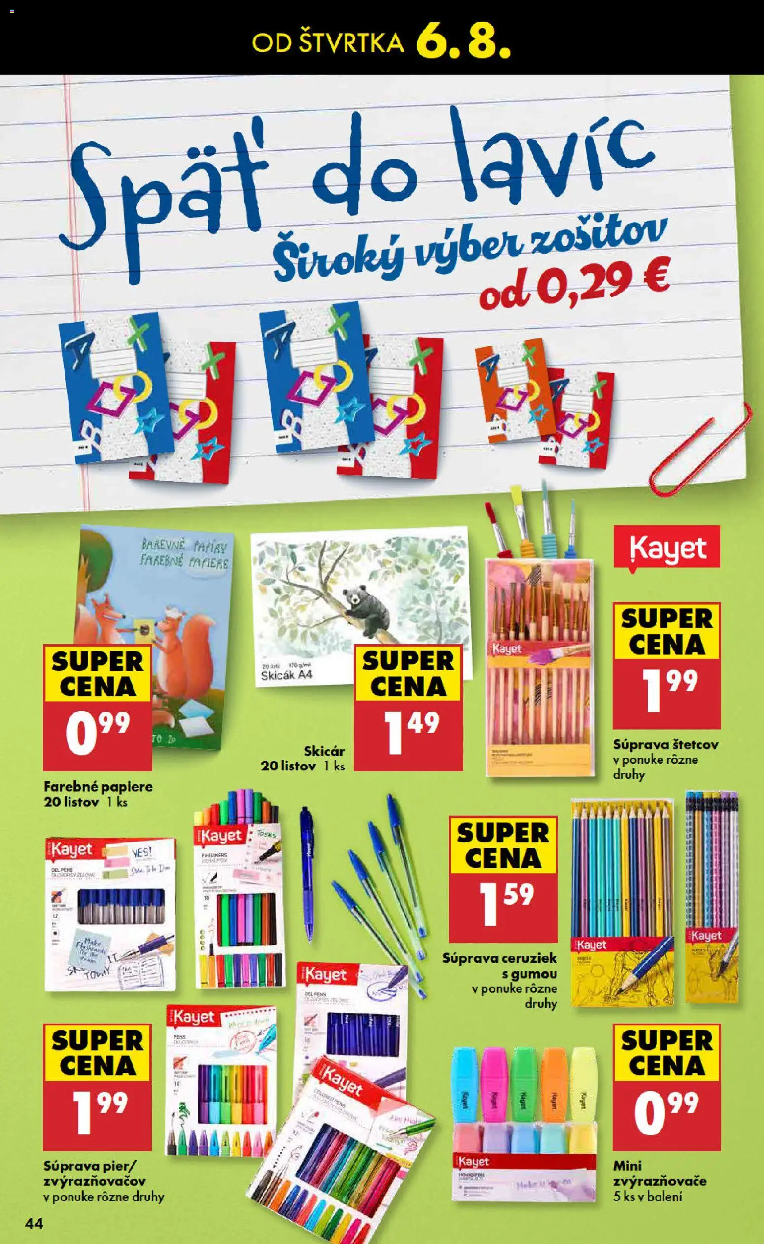 Nové Biedronka akcie – leták je platný od 06.08.2026 | Strana: 44