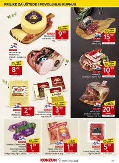 Konzum HR akciós újság - amely érvényes a következő dátumtól: 2026.07.29. | Oldal: 17