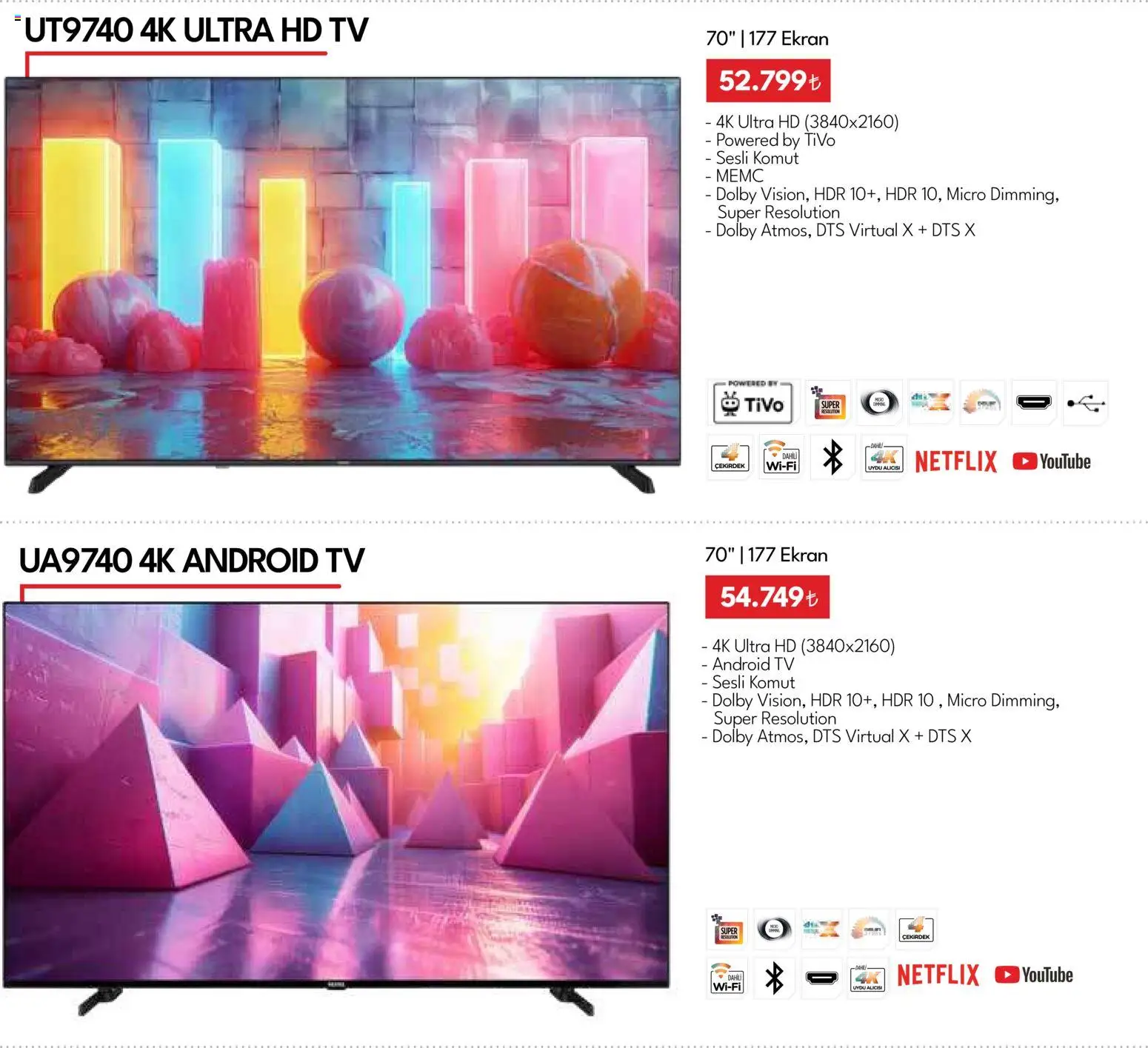 Vestel - Tüketici Elektroniği - 01 Temmuz 2026 tarihinden itibaren geçerlidir | Sayfa: 20
