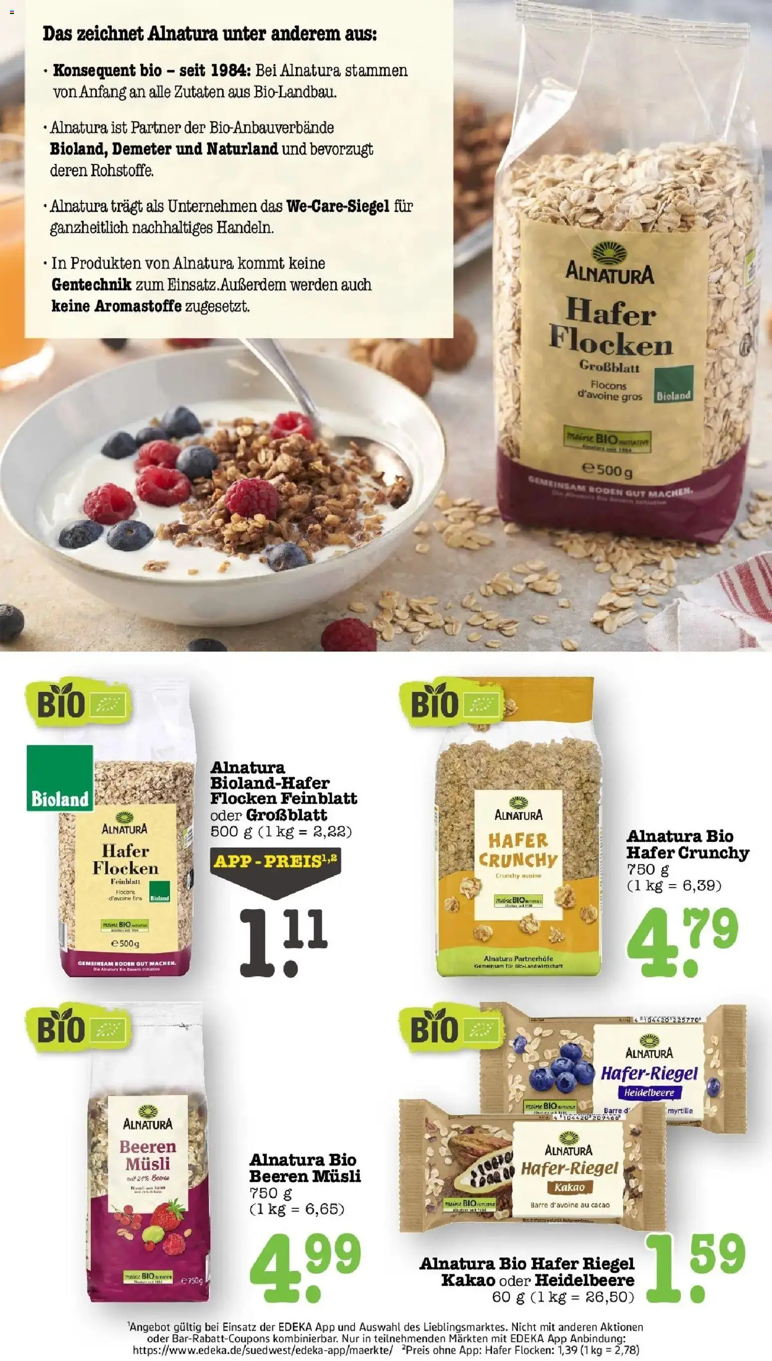 E center Prospekt Sinzheim – gültig ab 13.07.2026 | Seite: 39 | Produkte: Musli, Flocken