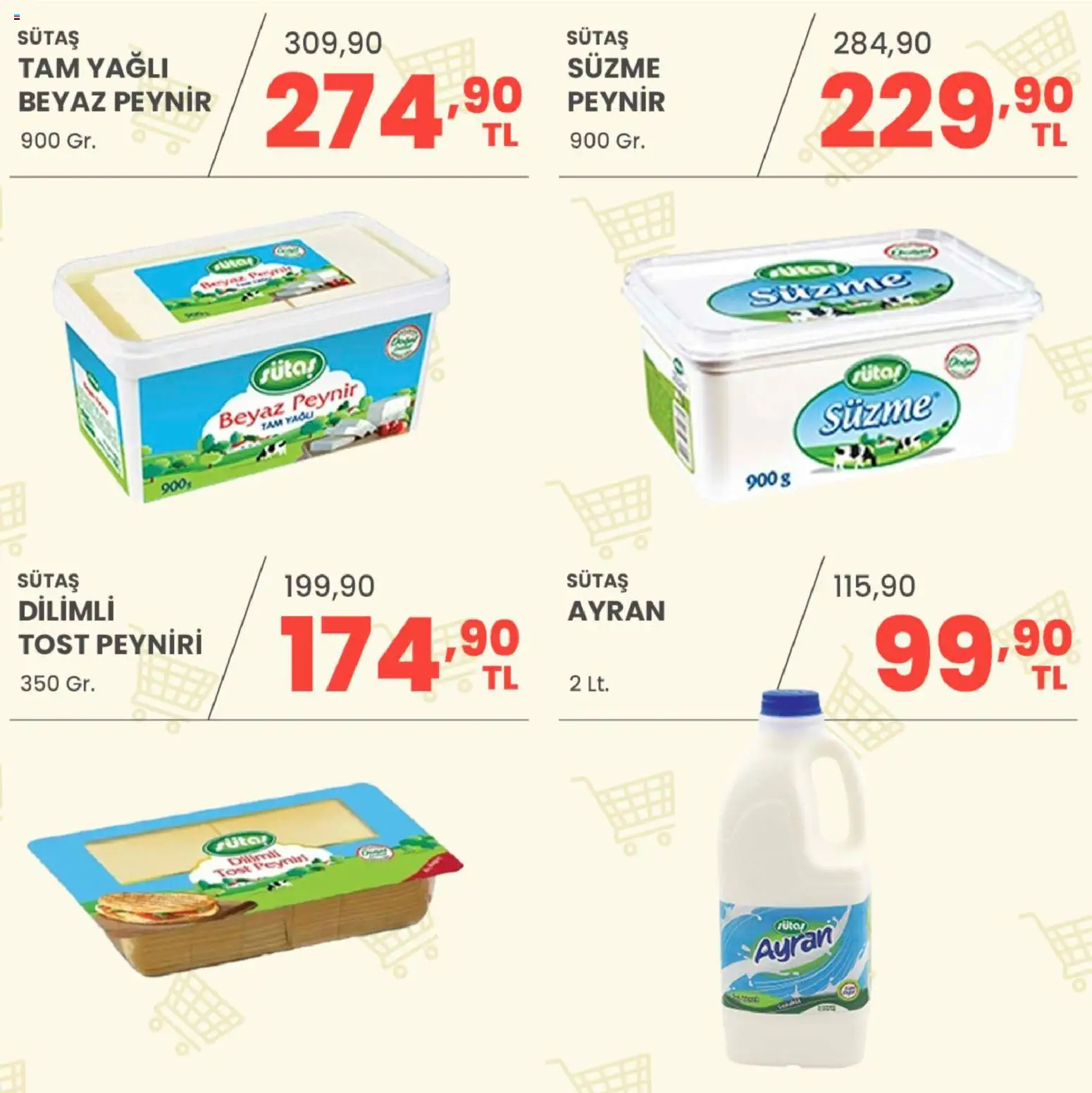 Sarıyer Katalog - 22.05.2026 tarihinden itibaren geçerlidir | Sayfa: 7 | Ürünler: Peynir