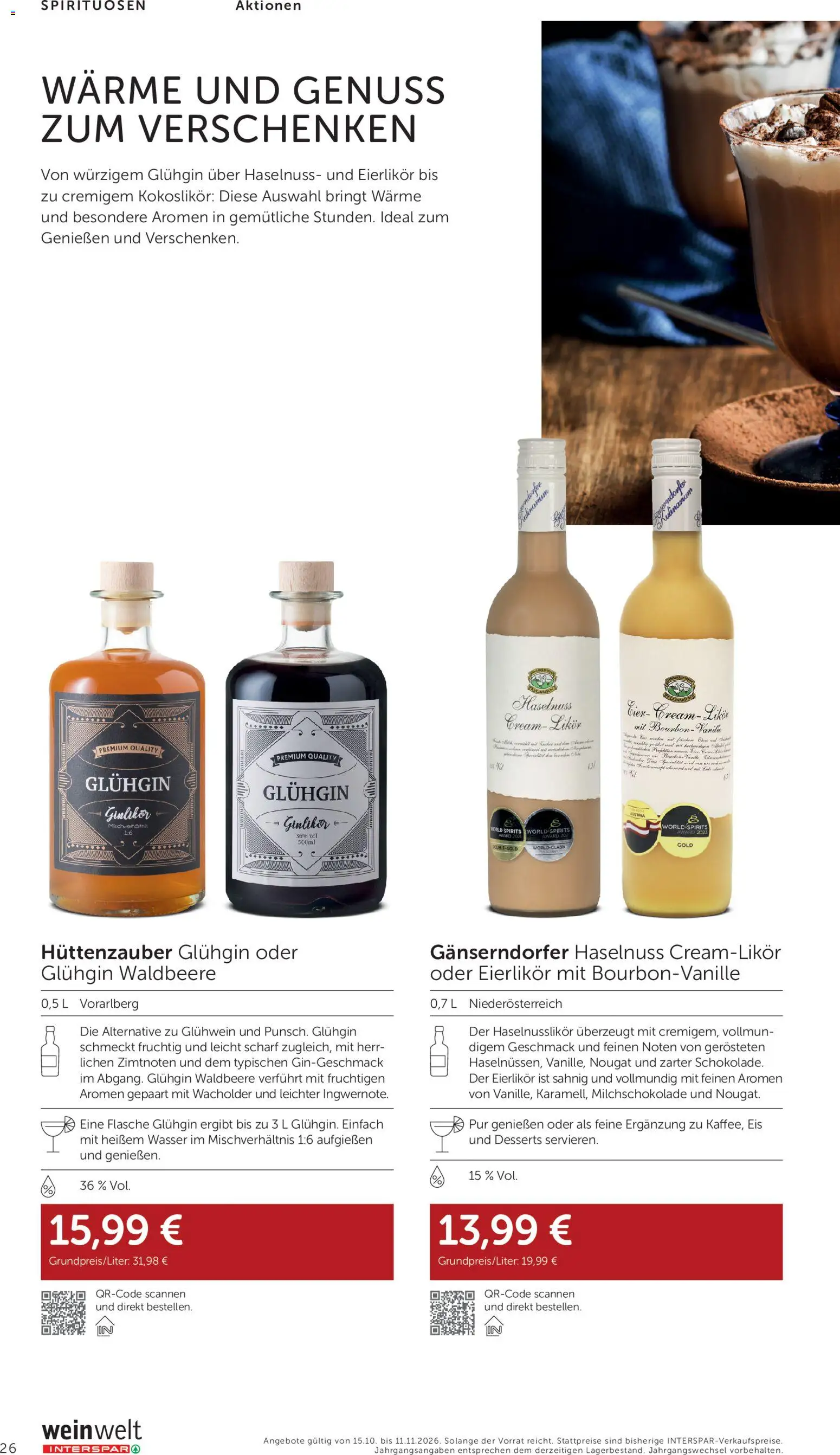 Interspar BEST -  SELLER gültig ab 15.10.2026 | Seite: 26 | Produkte: Eis, Wasser