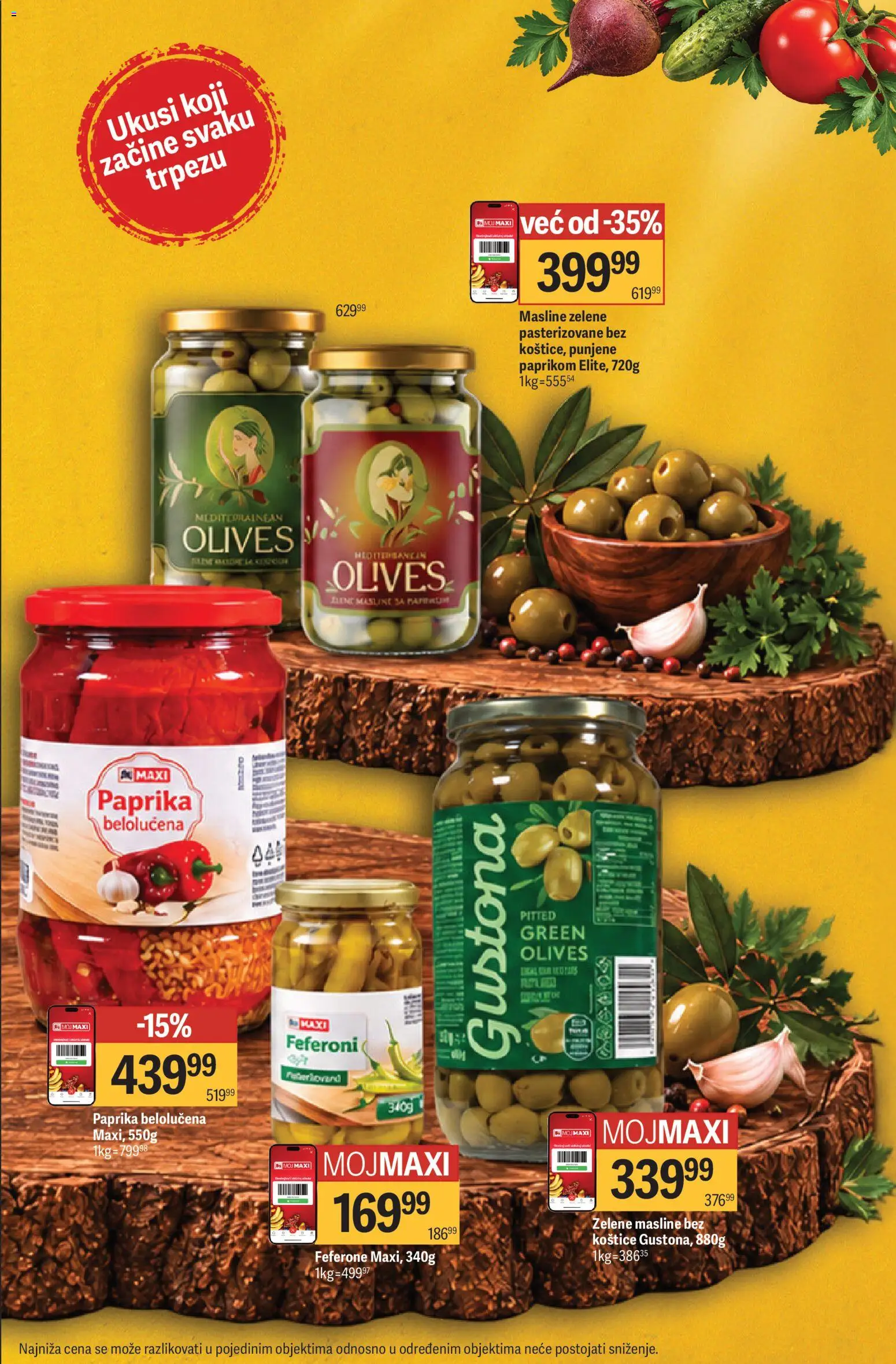 Mega Maxi katalog - važi od 16.10.2026 | Strana: 7 | Proizvode: Masline, Paprika, Feferoni