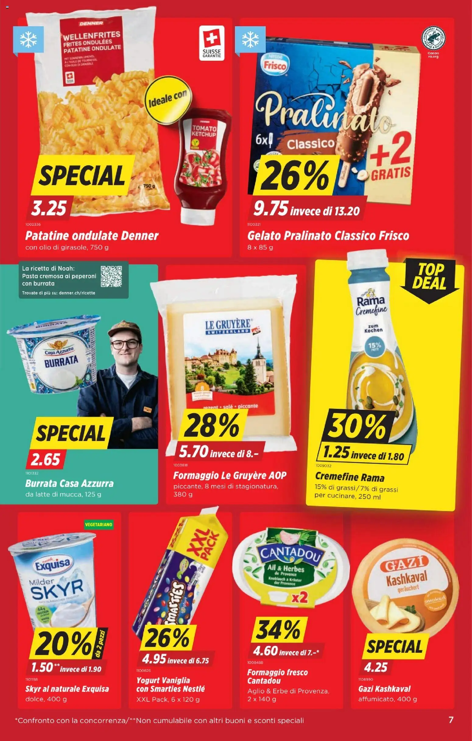 Denner aktionen IT – gültig ab 21.05.2026 | Seite: 7 | Produkte: Fennikel, Pasta, Knoblauch, Ketchup