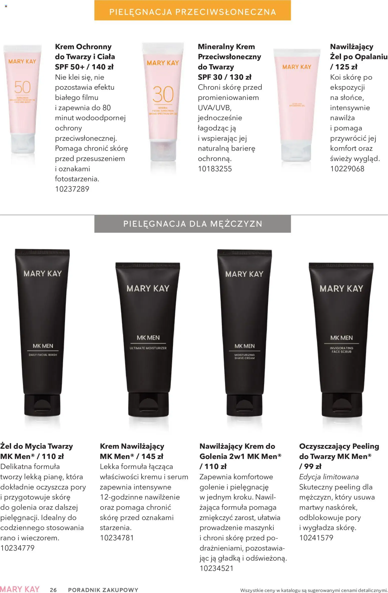 Mary Kay Katalog od 05.10.2026 | Strona: 26 | Produkty: Żel do mycia twarzy, Peeling, Krem