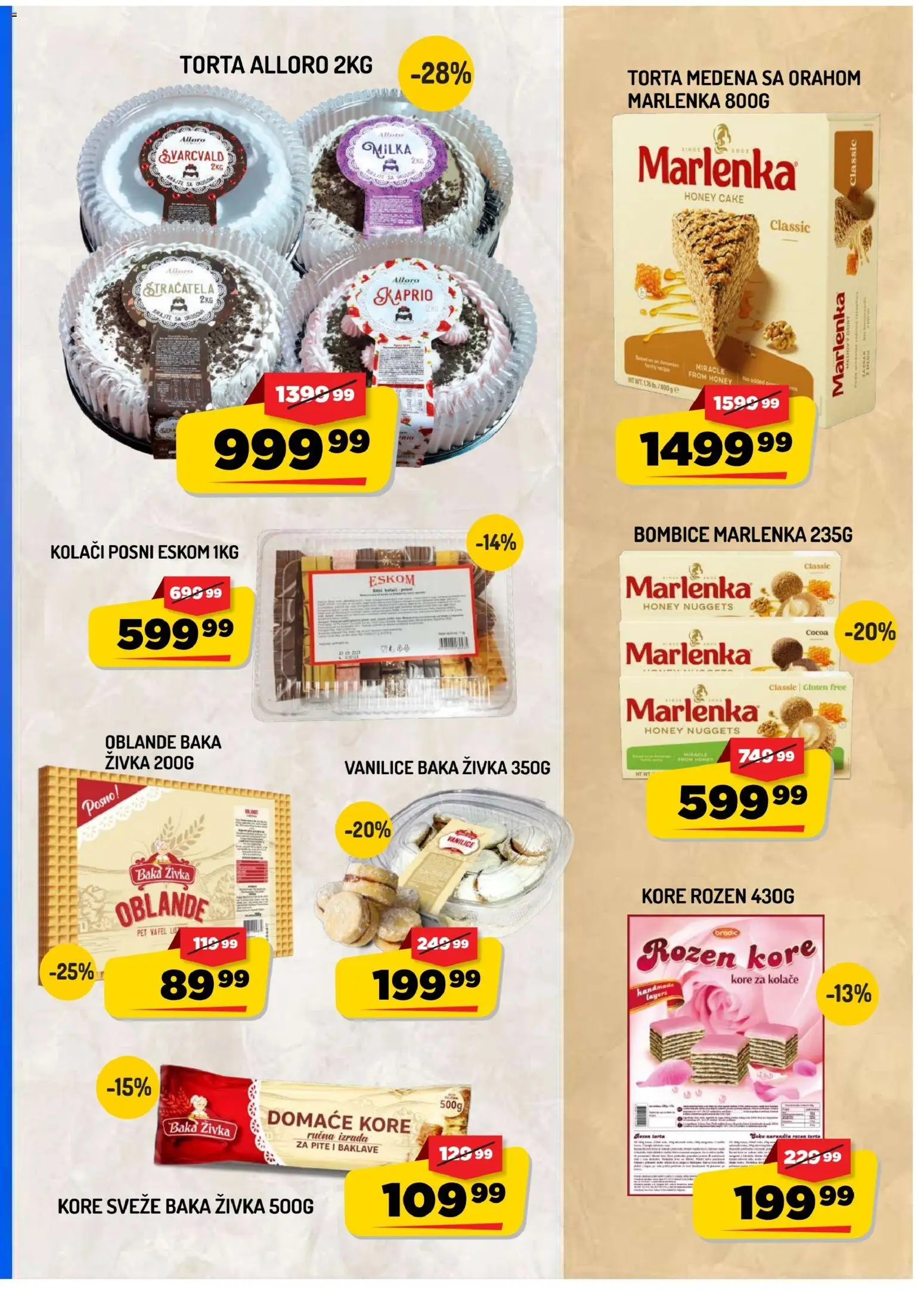 Aman katalog - važi od 23.10.2026 | Strana: 7 | Proizvode: List, Candy, Torta