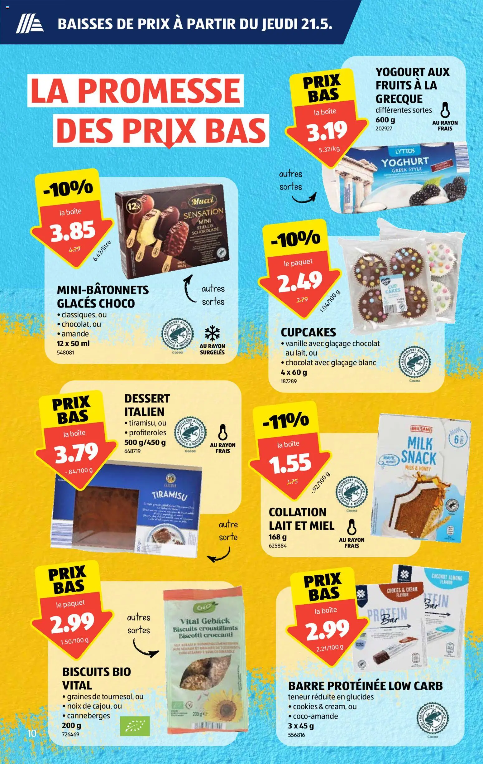 Aldi aktionen FR – gültig ab 21.05.2026 | Seite: 10 | Produkte: Schokolade