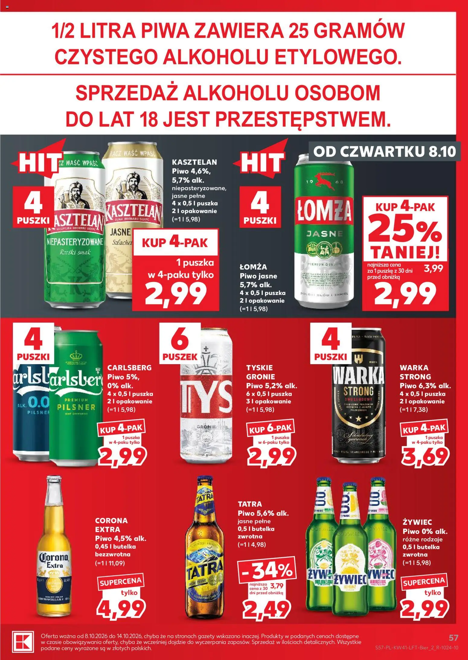 Kaufland gazetka od 08.10.2026 | Strona: 57