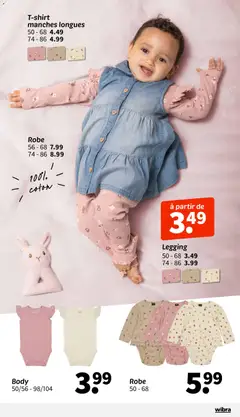 Wibra - Prévisualisation de Wibra catalouge valide à partir de 08.06.2026 | Page: 10 | Produits: Robe, Body, Coton