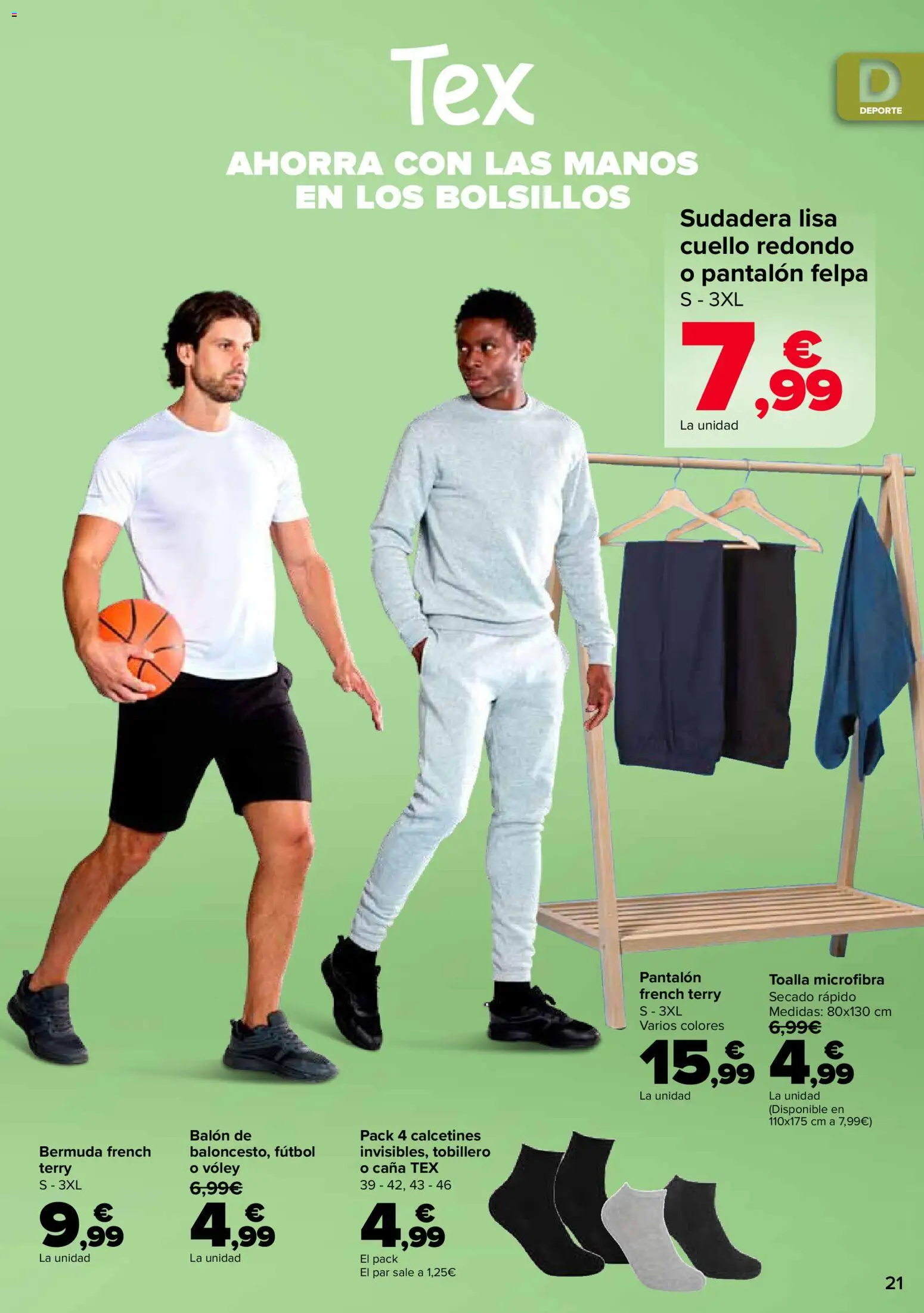 Carrefour Jeans │ válido desde el 27/08/2026 | Página: 21 | Productos: Sudadera, Calcetines