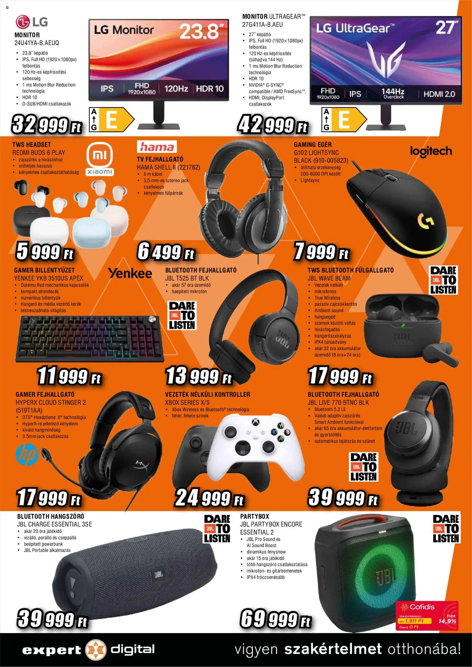 Expert akciós ujság - amely érvényes a következő dátumtól: 2026.03.09. | Oldal: 7 | Termékek: Powerbank, Xbox, Headset, Bluetooth hangszóró