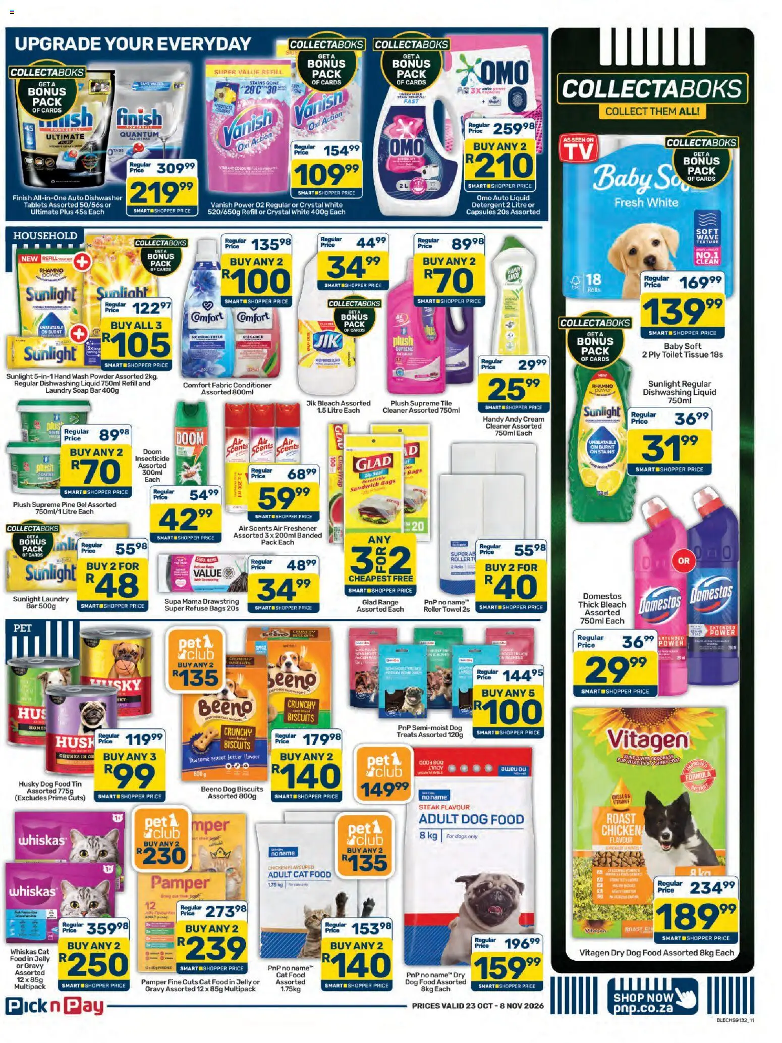 New Pick n Pay catalogue – valid from 23/10/2026 | Page: 11 | Products: Dishwasher, Dog biscuits, Cream, Gravy