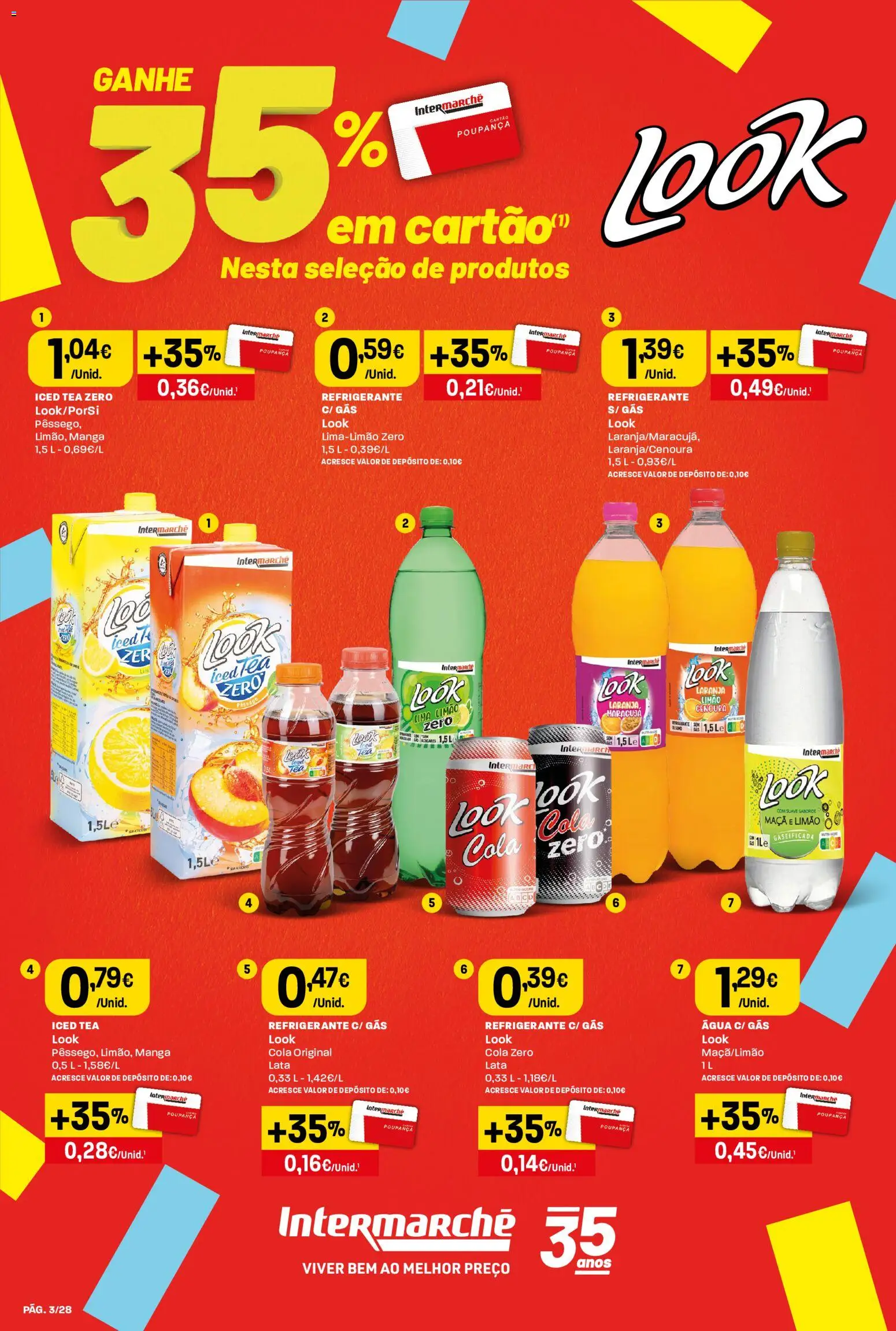 Intermarché Folheto Contact │ válido de 27/08/2026 | Página: 3 | Produtos: Refrigerante, Manga, Maça, Lima