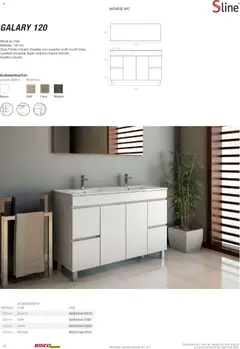 Pré-visualização BricoMarché Catálogo de Inspiração Banho válido de 15/06/2026 | Página: 18 | Produtos: Portas, Lavatório, Espelho