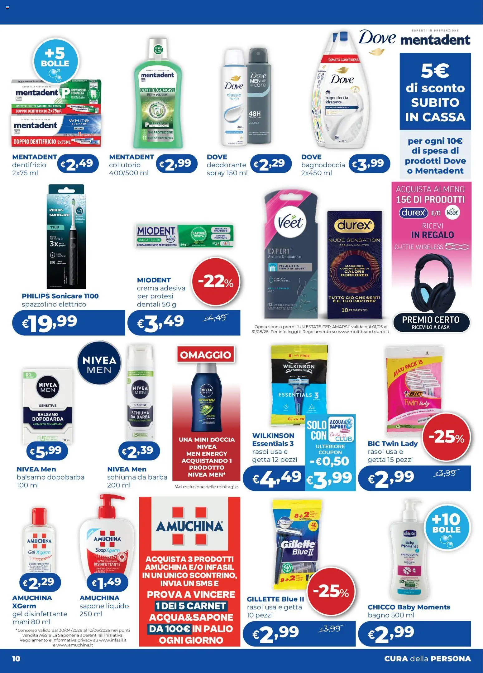 Volantino Acqua e Sapone del 21.05.2026 | Pagina: 10 | Prodotti: Balsamo, Deodorante, Tè, Doccia