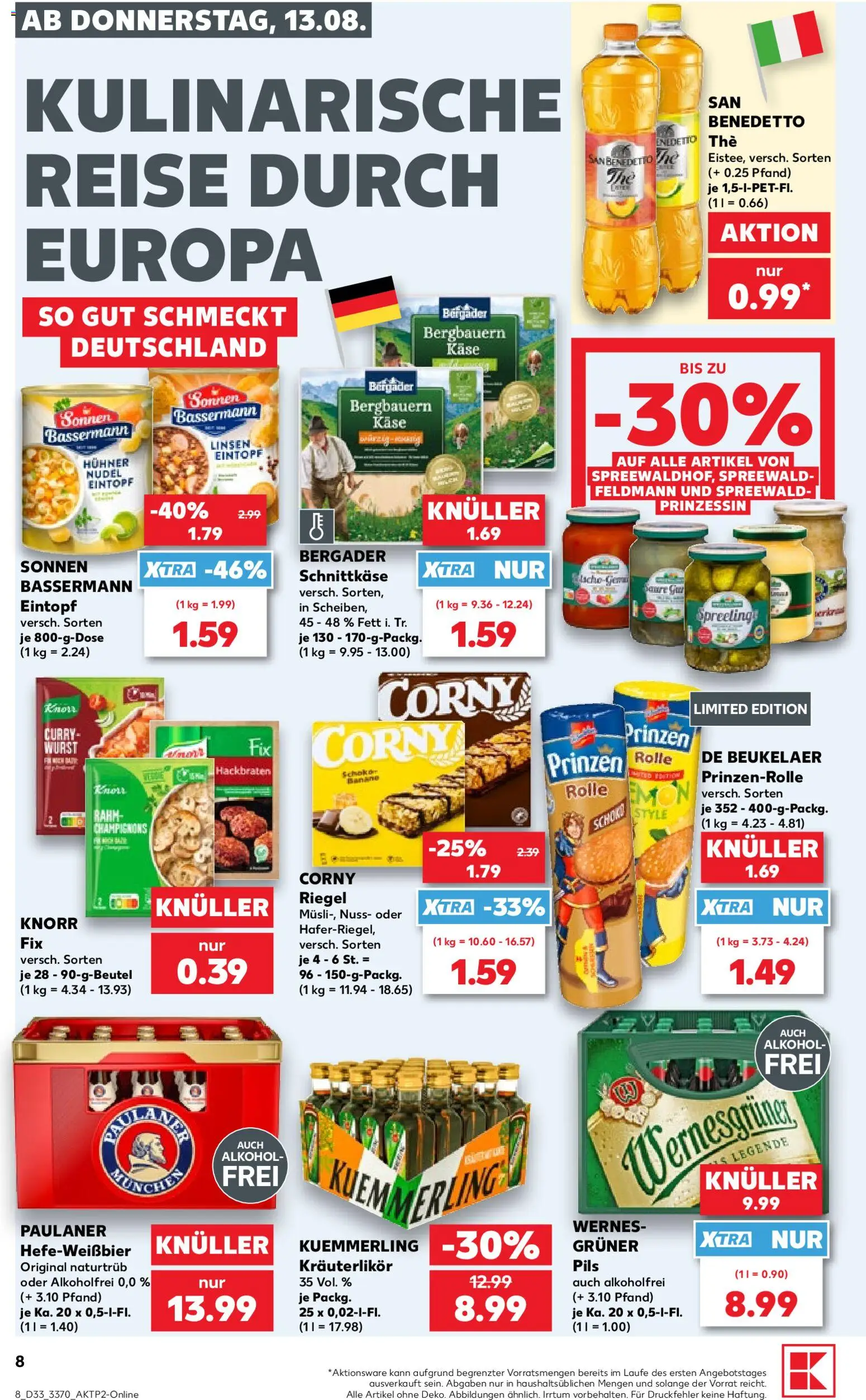 Kaufland Německo leták od 13.08.2026 | Strana: 8