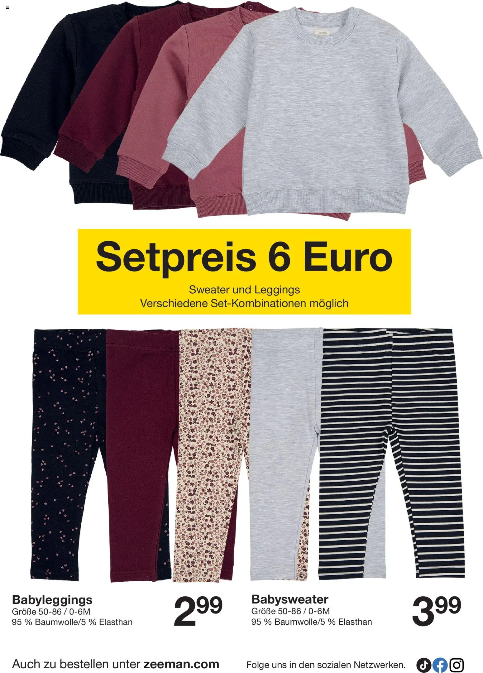 Zeeman Prospekt – gültig ab 26.09.2026 | Seite: 2 | Produkte: Leggings