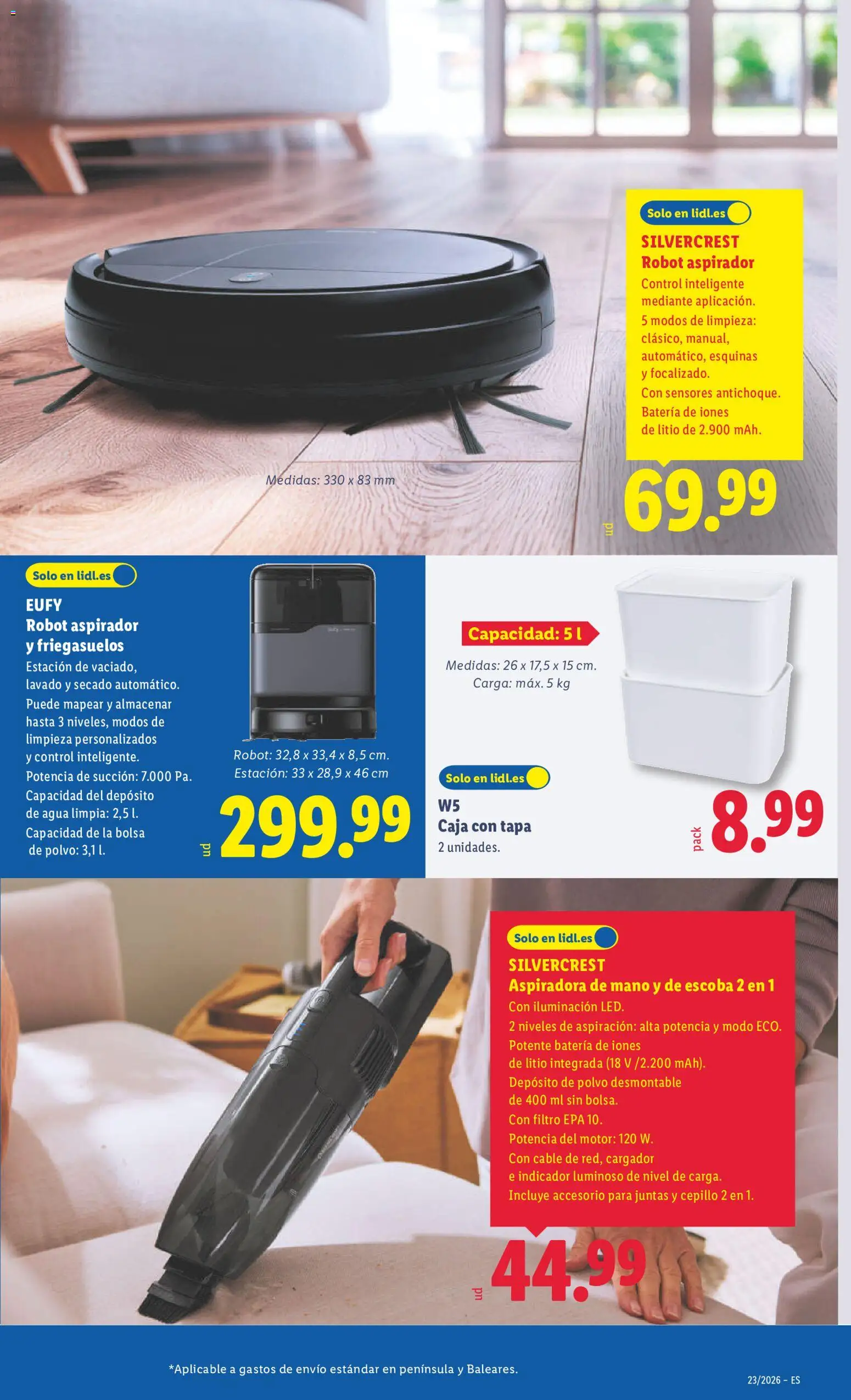 Lidl folleto de bazar Illes Balears │ válido desde el 01.06.2026 | Página: 5 | Productos: Polvo, Cepillo, Robot, Galette de chaise