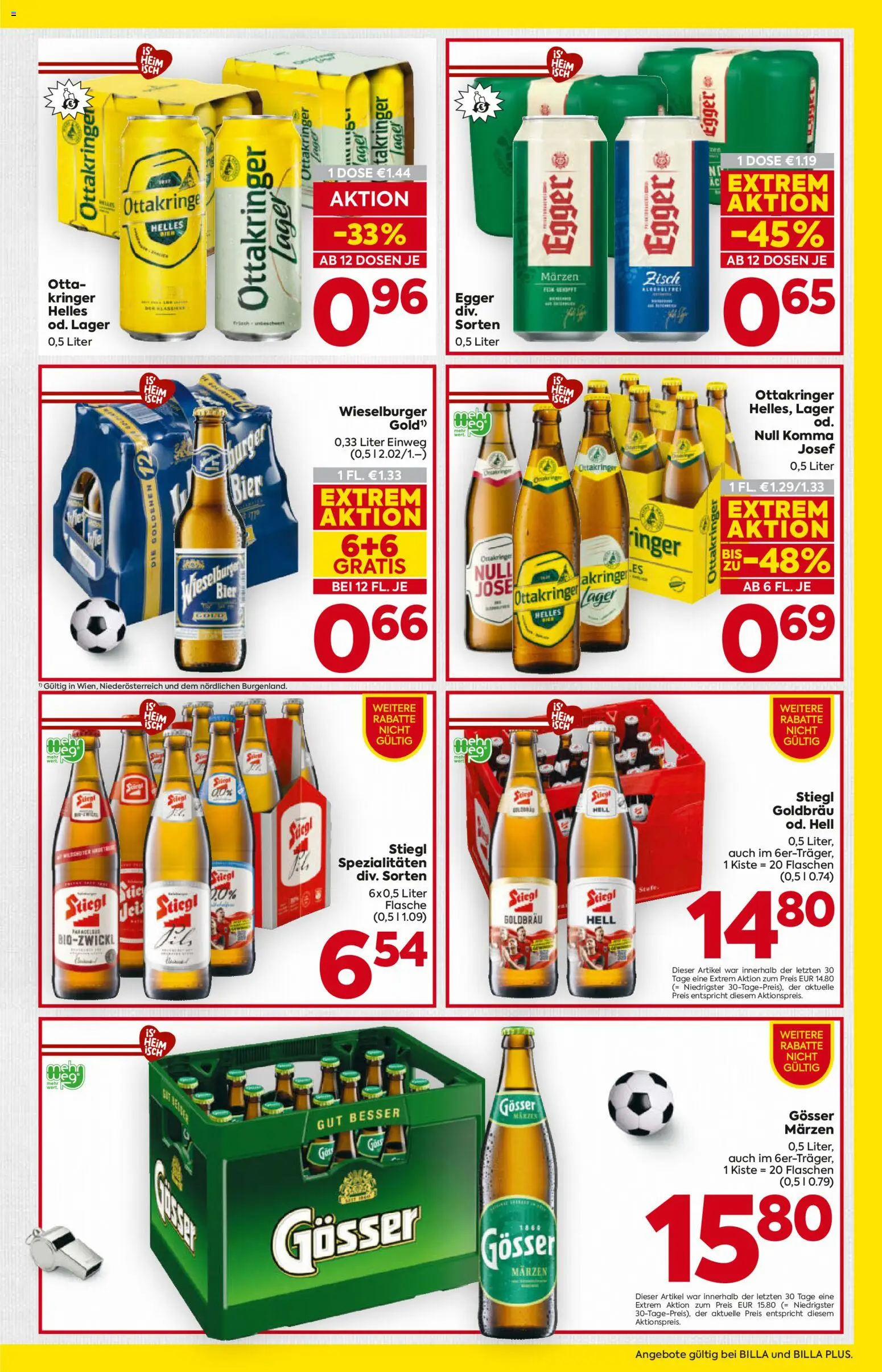 Billa AT akciós ujság - amely érvényes a következő dátumtól: 11.06.2026 | Oldal: 13 | Termékek: Gösser