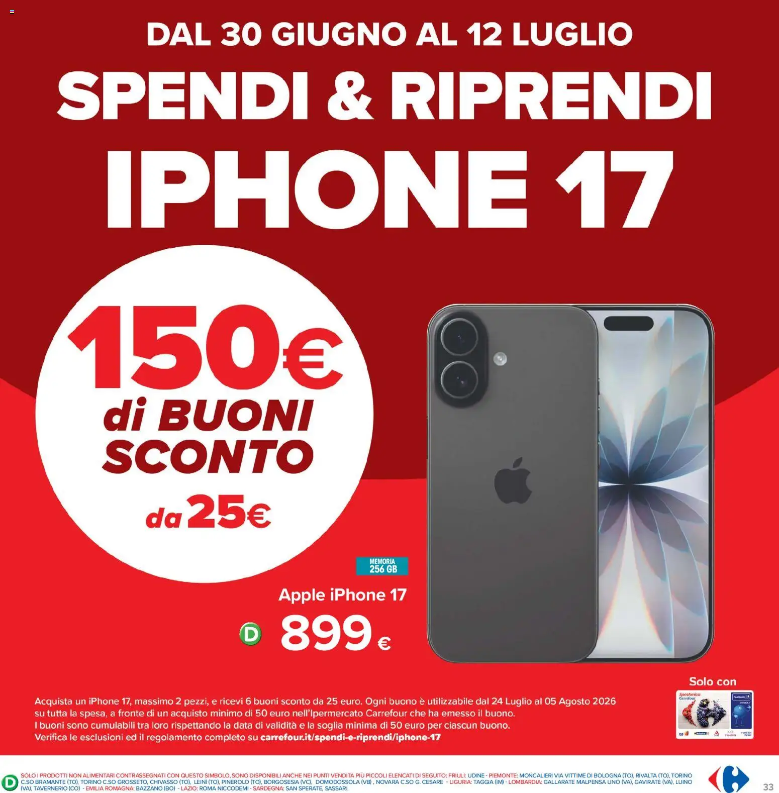 Volantino Carrefour del 30/06/2026 | Pagina: 33