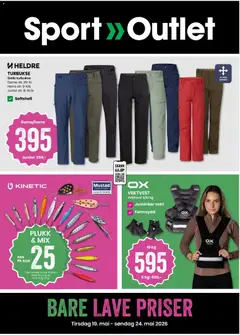 Forhåndsvisning av Sport Outlet kundeavis gyldig fra 19.05.2026