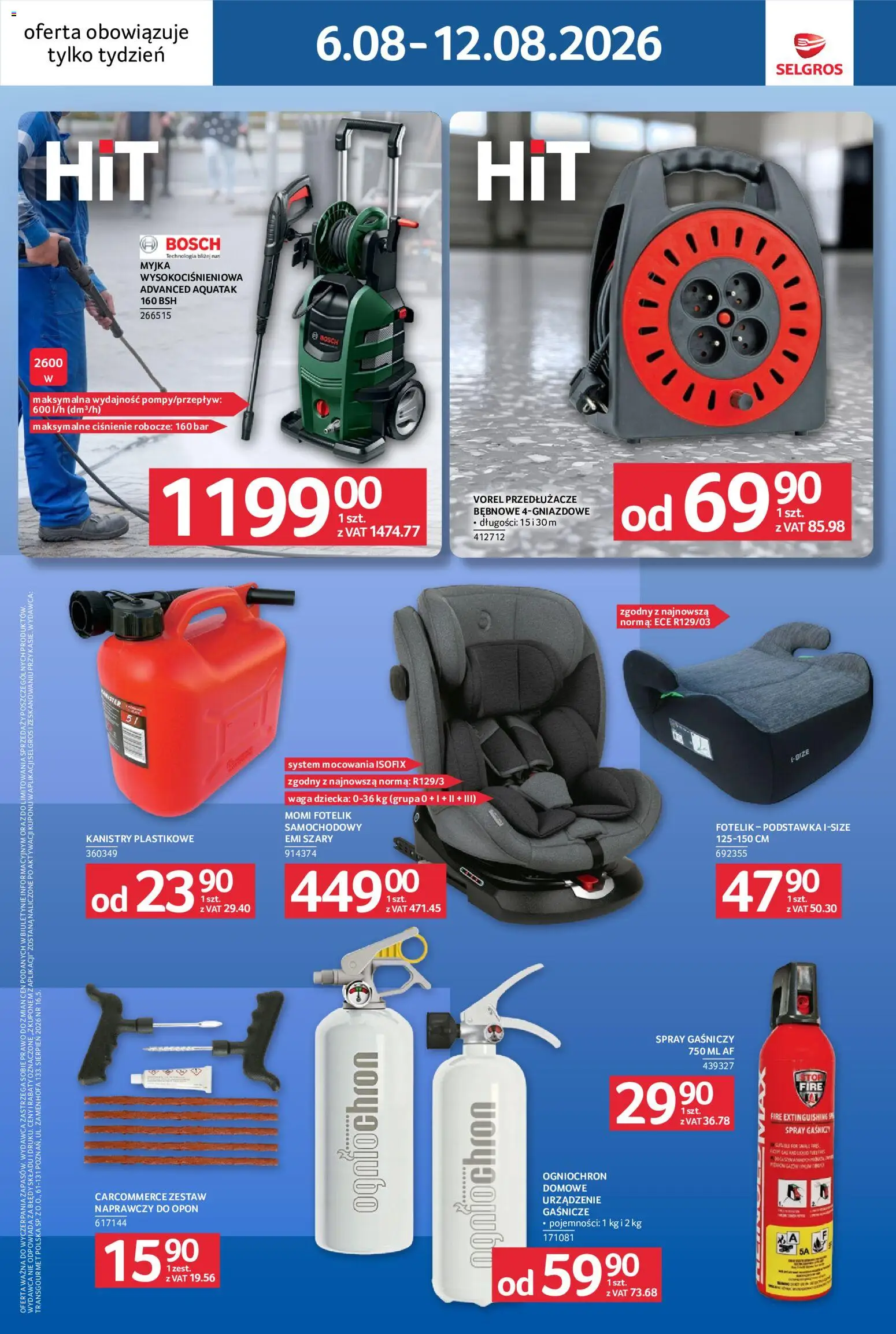 Selgros cash&carry gazetka - Jeszcze więcej super promocji od 06.08.2026 | Strona: 11 | Produkty: Waga