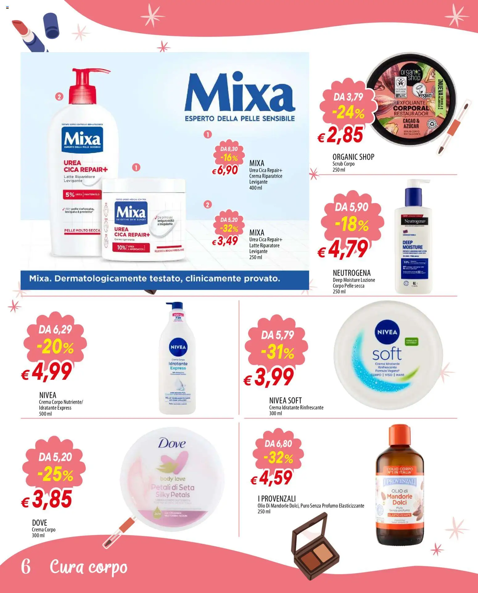 Volantino Galassia del 23.04.2026 | Pagina: 6 | Prodotti: Scrub, Latte, Olio, Cacao