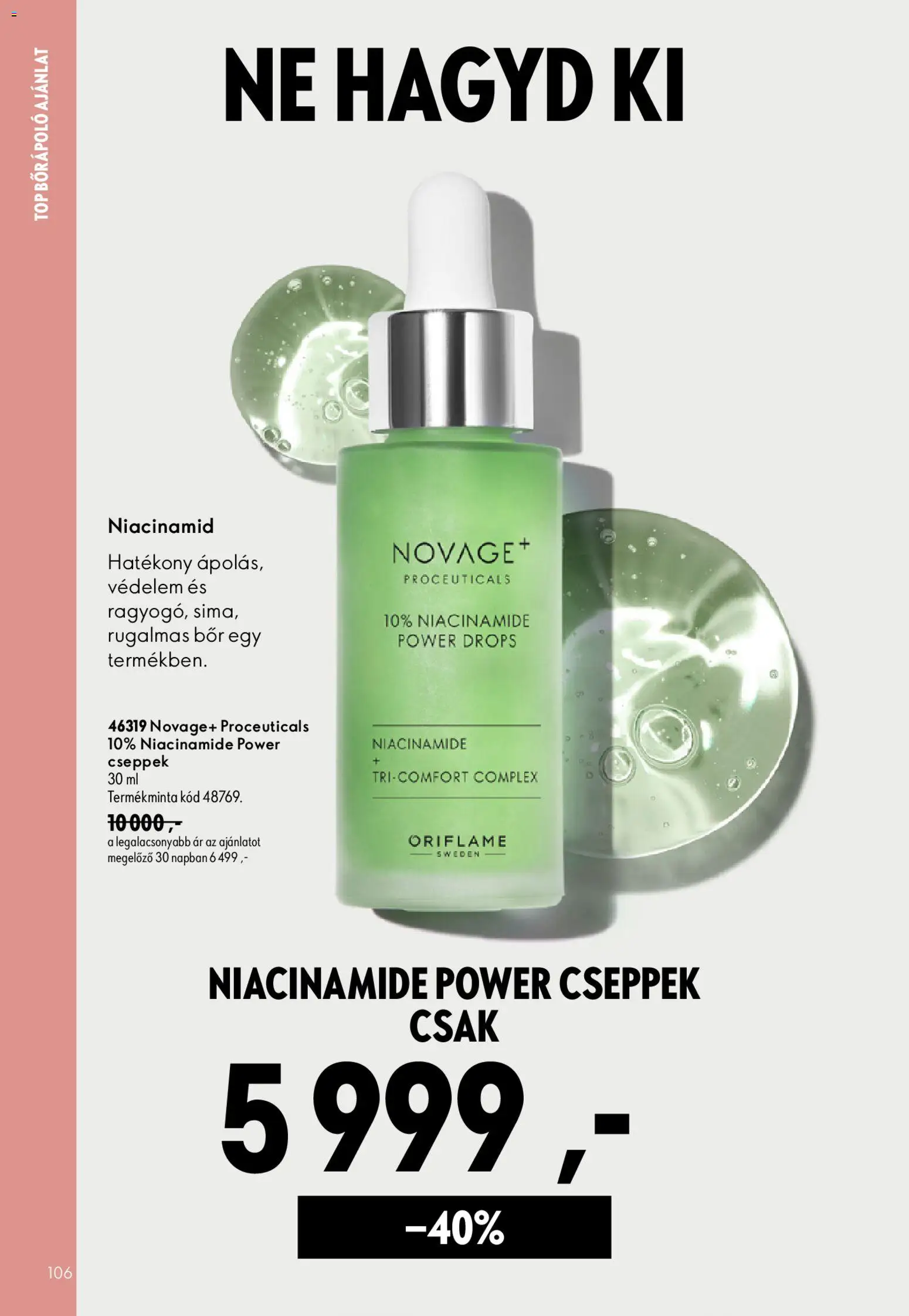 Oriflame akciós ujság - amely érvényes a következő dátumtól: 2026.08.19. | Oldal: 106 | Termékek: Bor