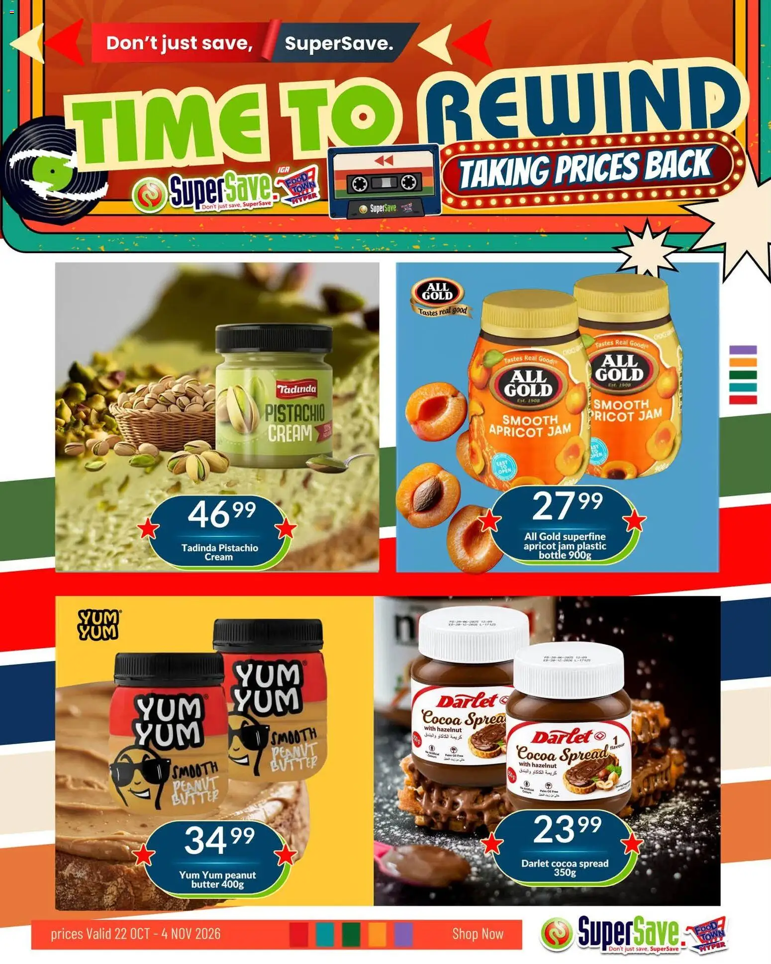 New Super Save catalogue – valid from 22/10/2026 | Page: 19 | Products: Jam, Cocoa, Cream, Peanut butter