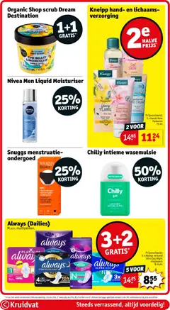 Kruidvat folder week 25 - Voorbeeld van een folder van Kruidvat, geldig van 16.06.2026 | Pagina: 53 | Producten: Pads, Gel, Handcrème, Kan