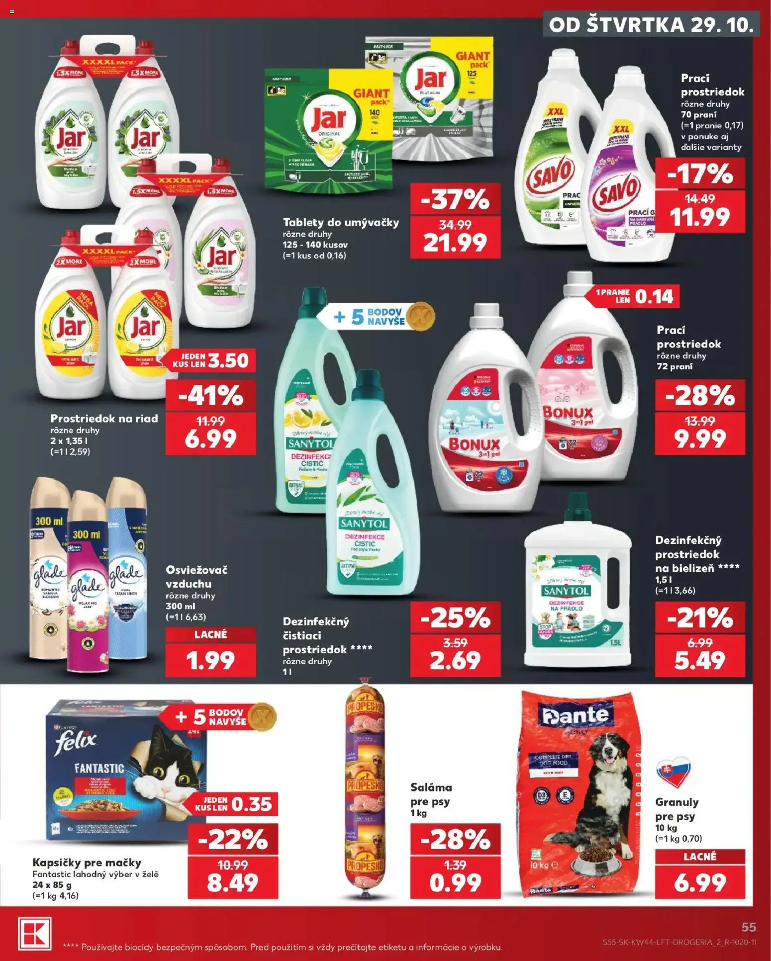 Kaufland SK akciós ujság - amely érvényes a következő dátumtól: 2026.10.29. | Oldal: 55