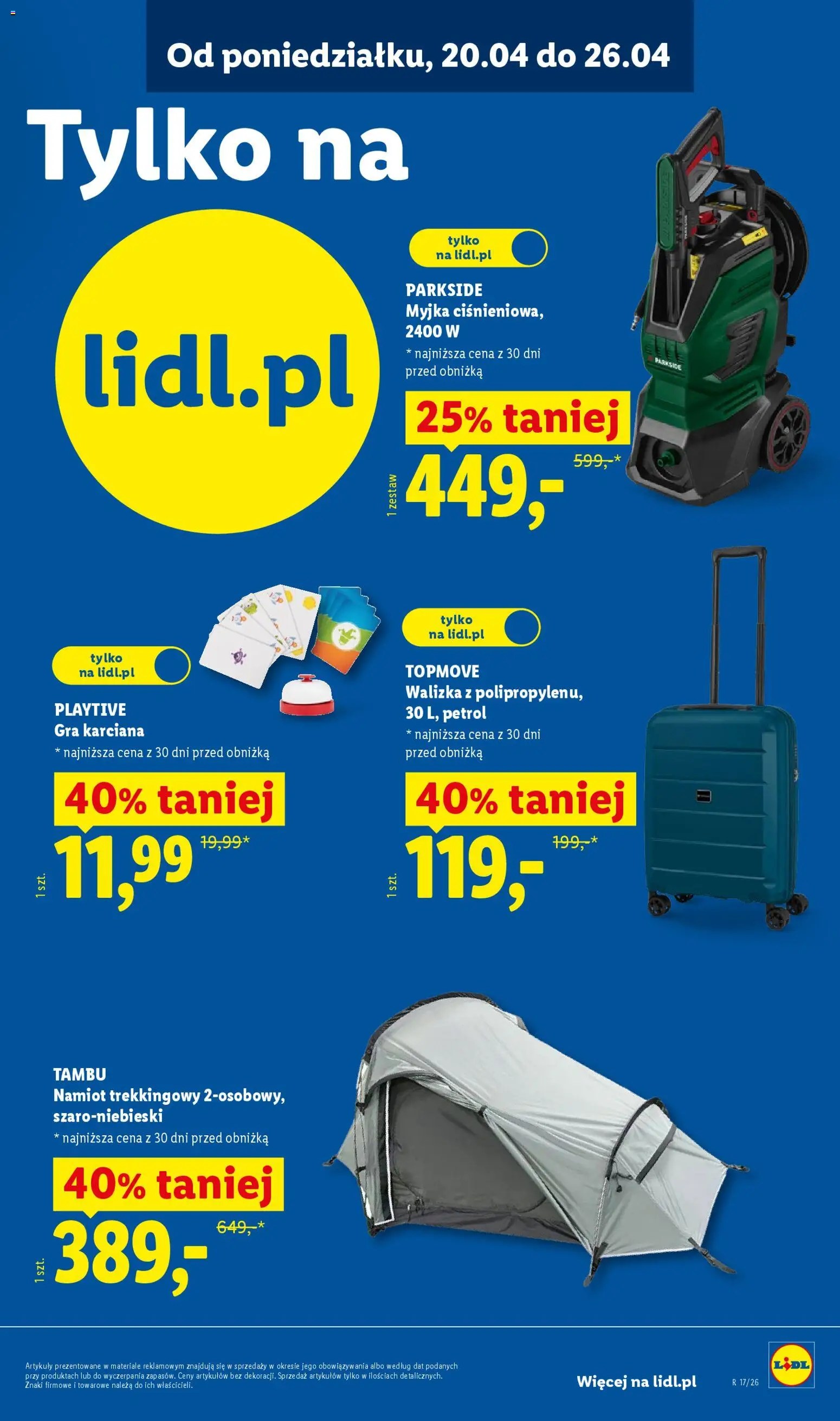 Lidl Katalog od 20.04.2026 | Strona: 23 | Produkty: Gra, Walizka