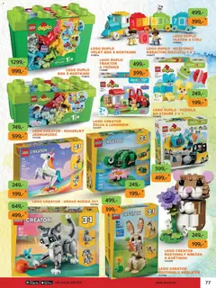Náhled letáku Dráčik katalog - Vánoce od 08.10.2026 | Strana: 77 | Produkty: Box, LEGO, Lego duplo