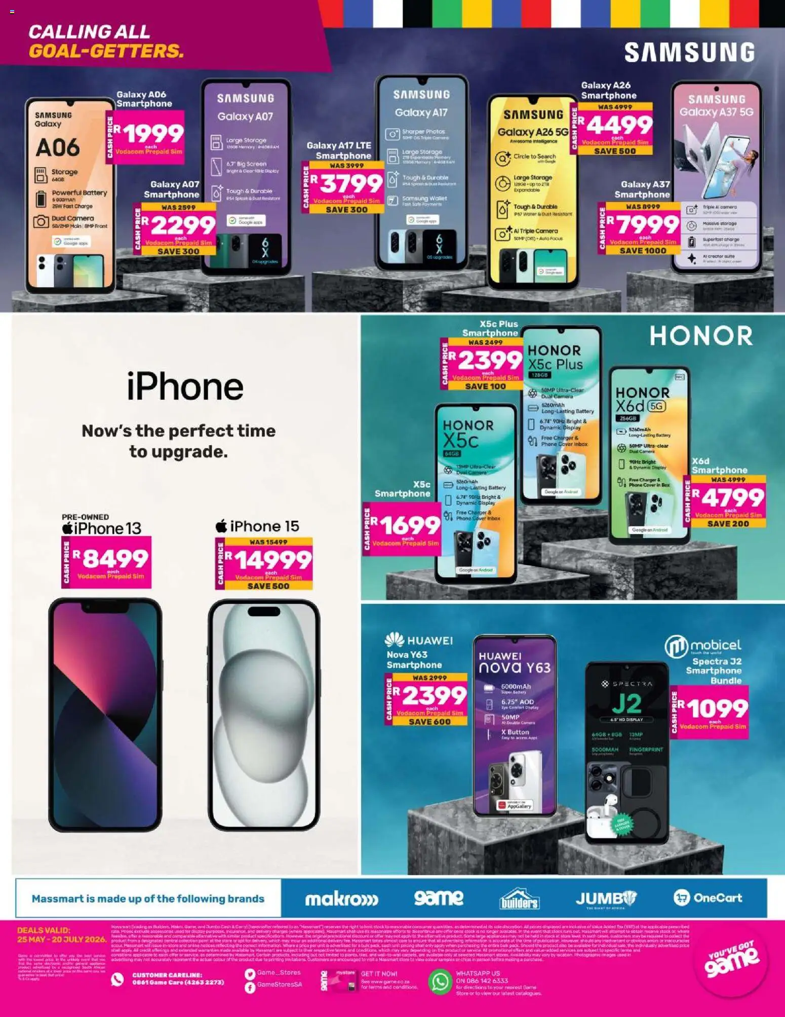 New Game catalogue – valid from 25.05.2026 | Page: 16 | Products: Camera, Box, Charger, Stock