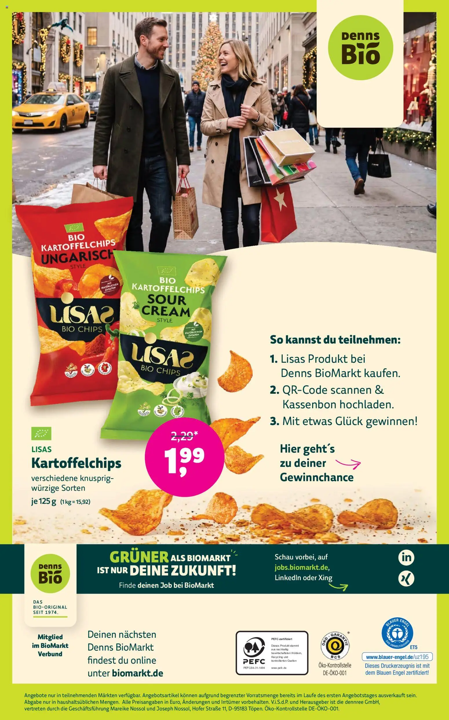Denns BioMarkt Angebote – gültig ab 07.10.2026 | Seite: 14 | Produkte: Chips