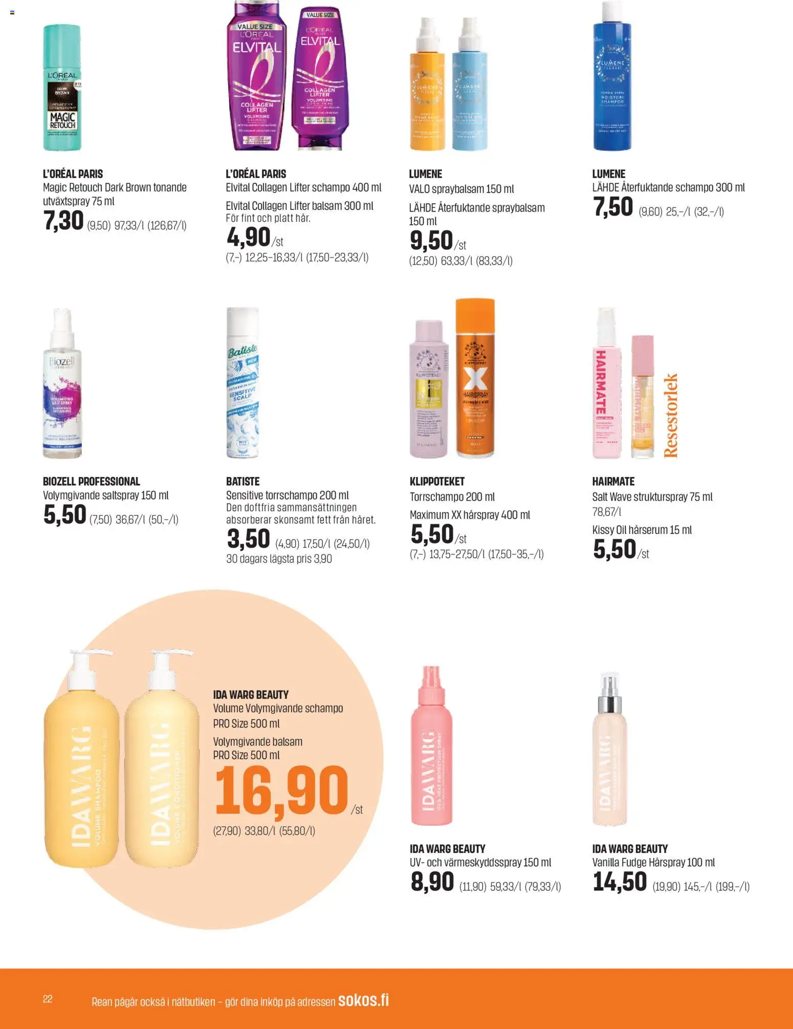 Sokos tarjoukset - Emotion – voimassa 10.06.2026 alkaen | Sivu: 22 | Tuotteet: Shampoo