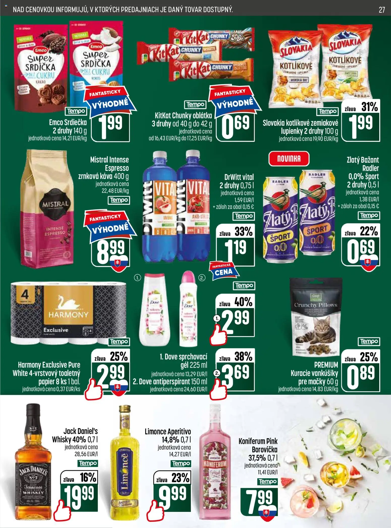 Nové COOP Jednota akcie – leták je platný od 02.07.2026 | Strana: 27