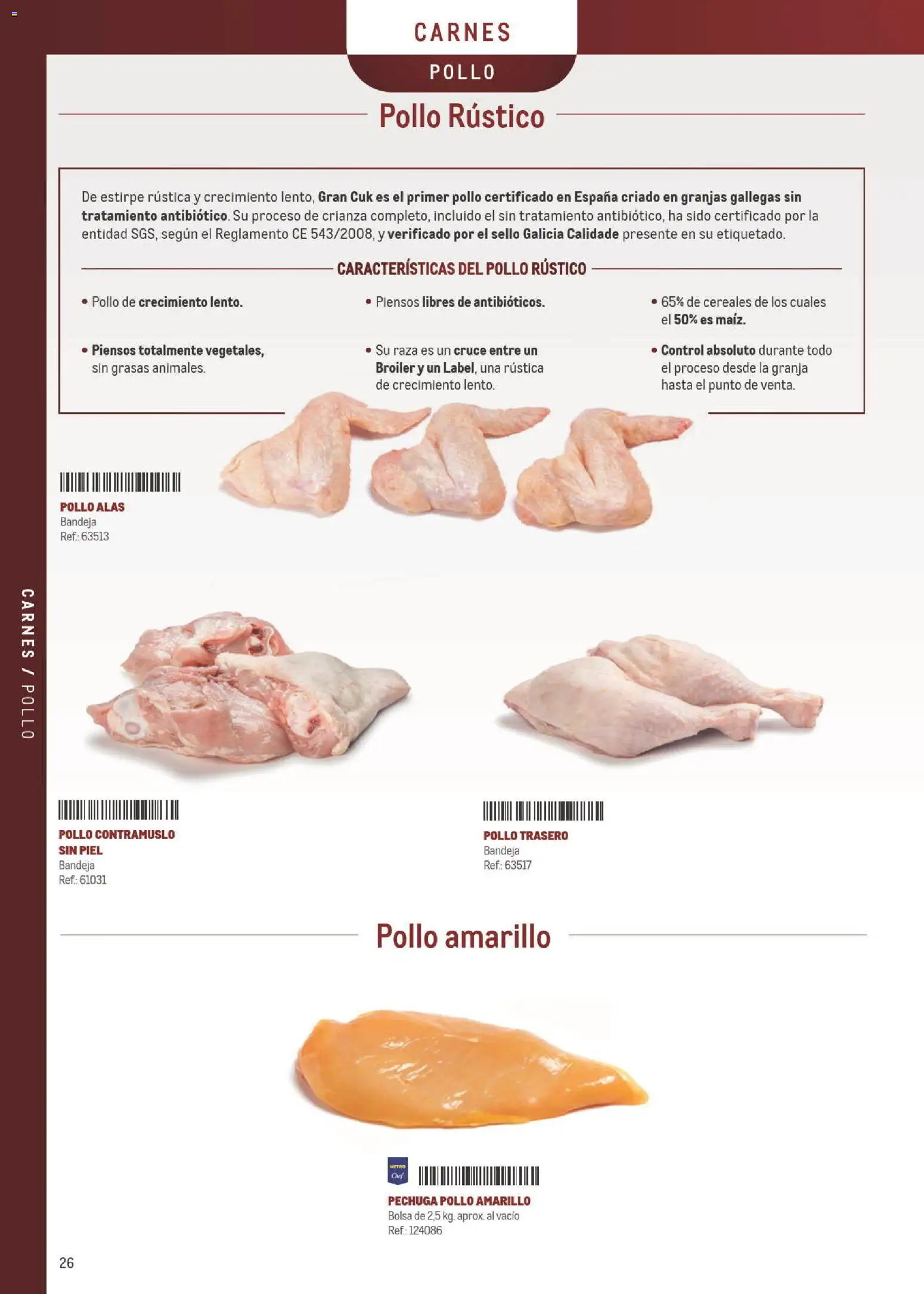 Makro Especial Carta y Menú │ válido desde el 06/07/2026 | Página: 26 | Productos: Cereales, Bolsa, Bandeja