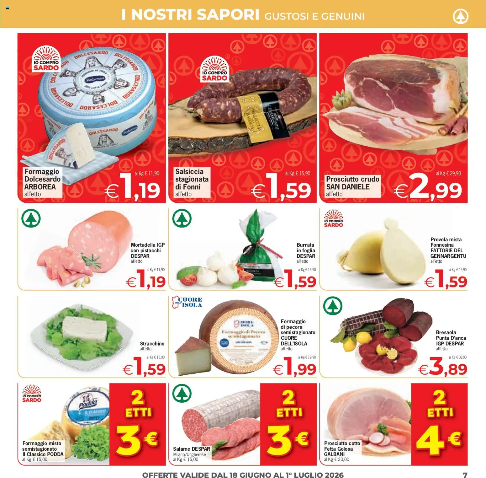 Volantino Eurospar del 18/06/2026 | Pagina: 7