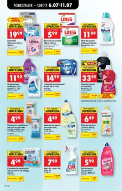 Pogląd oferty "Proszek do prania Ultra, 585 g, Proszek do prania Ultra, 585 g do białych i jasnych, do kolorowych" - ważna od 06.07.2026 | Strona: 74 | Produkty: Oxy, Cleaner, Odplamiacz, Detergent