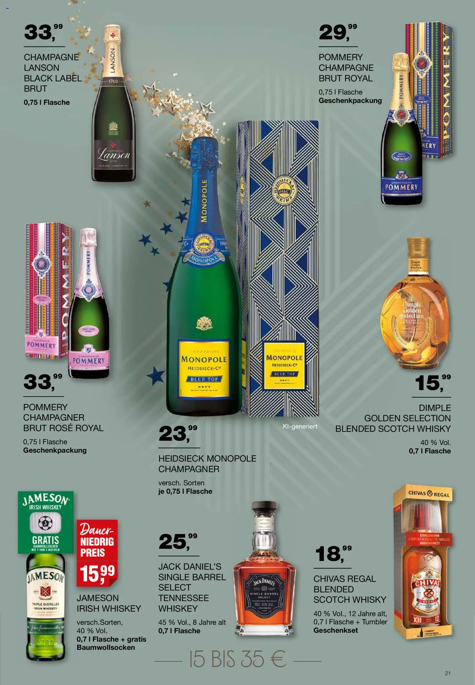 Handelshof Schöner Schenken – gültig ab 01.10.2026 | Seite: 21 | Produkte: Top, Whisky, Regal, Jack Daniel's