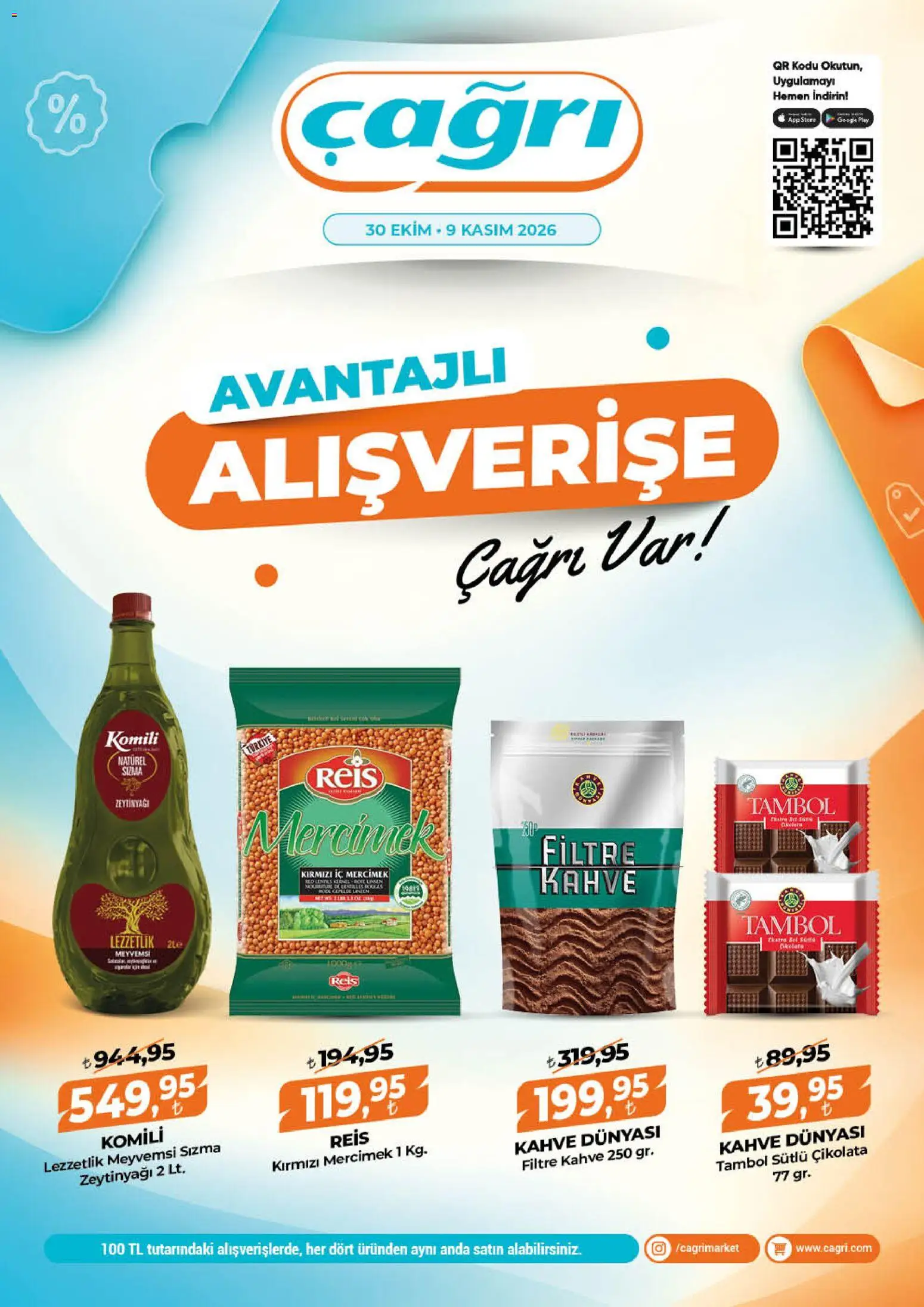 Çağrı Market Katalog - 30 Ekim 2026 tarihinden itibaren geçerlidir | Sayfa: 1