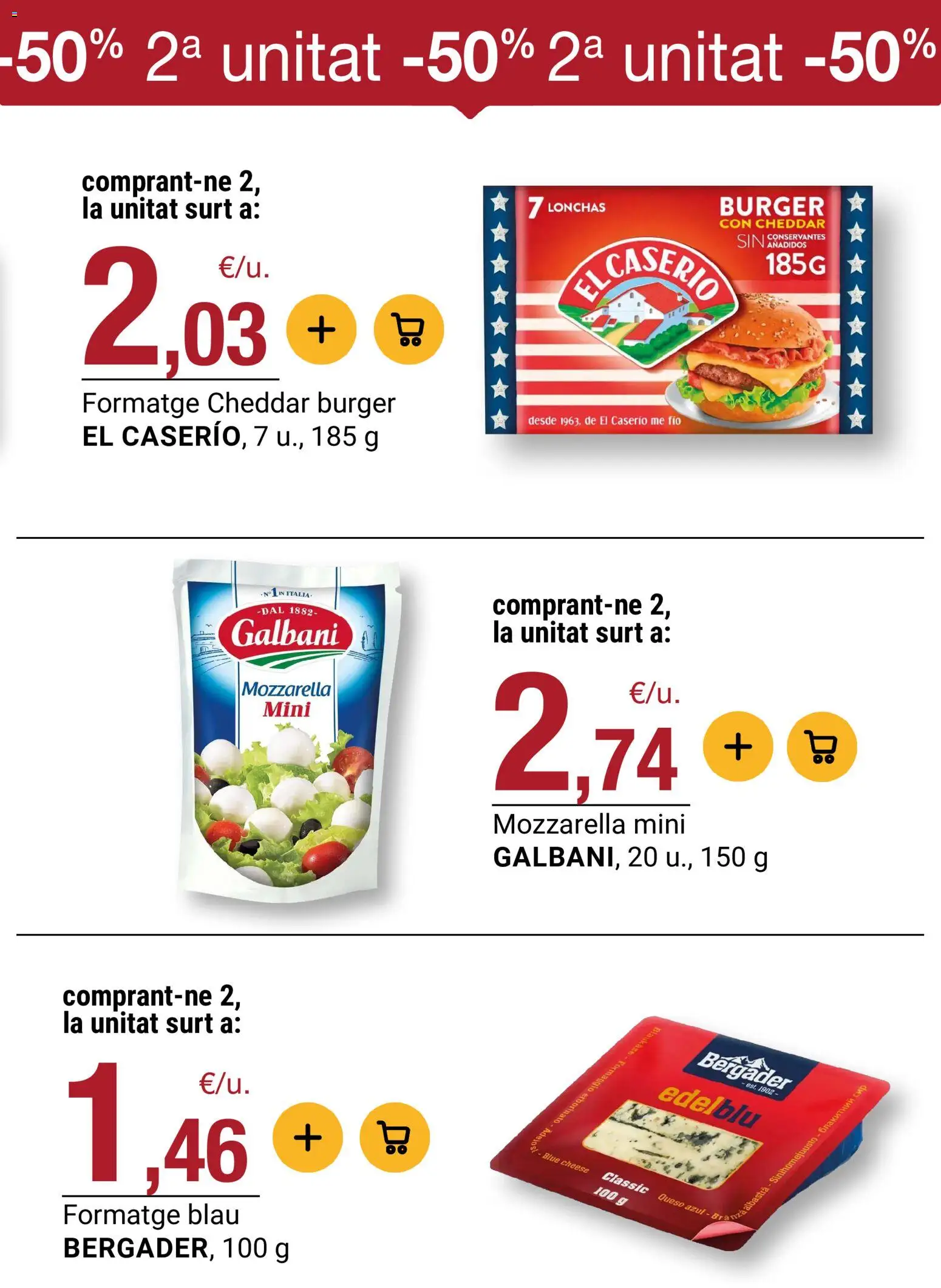 Bonpreu folleto │ válido desde el 05.05.2026 | Página: 25 | Productos: Queso