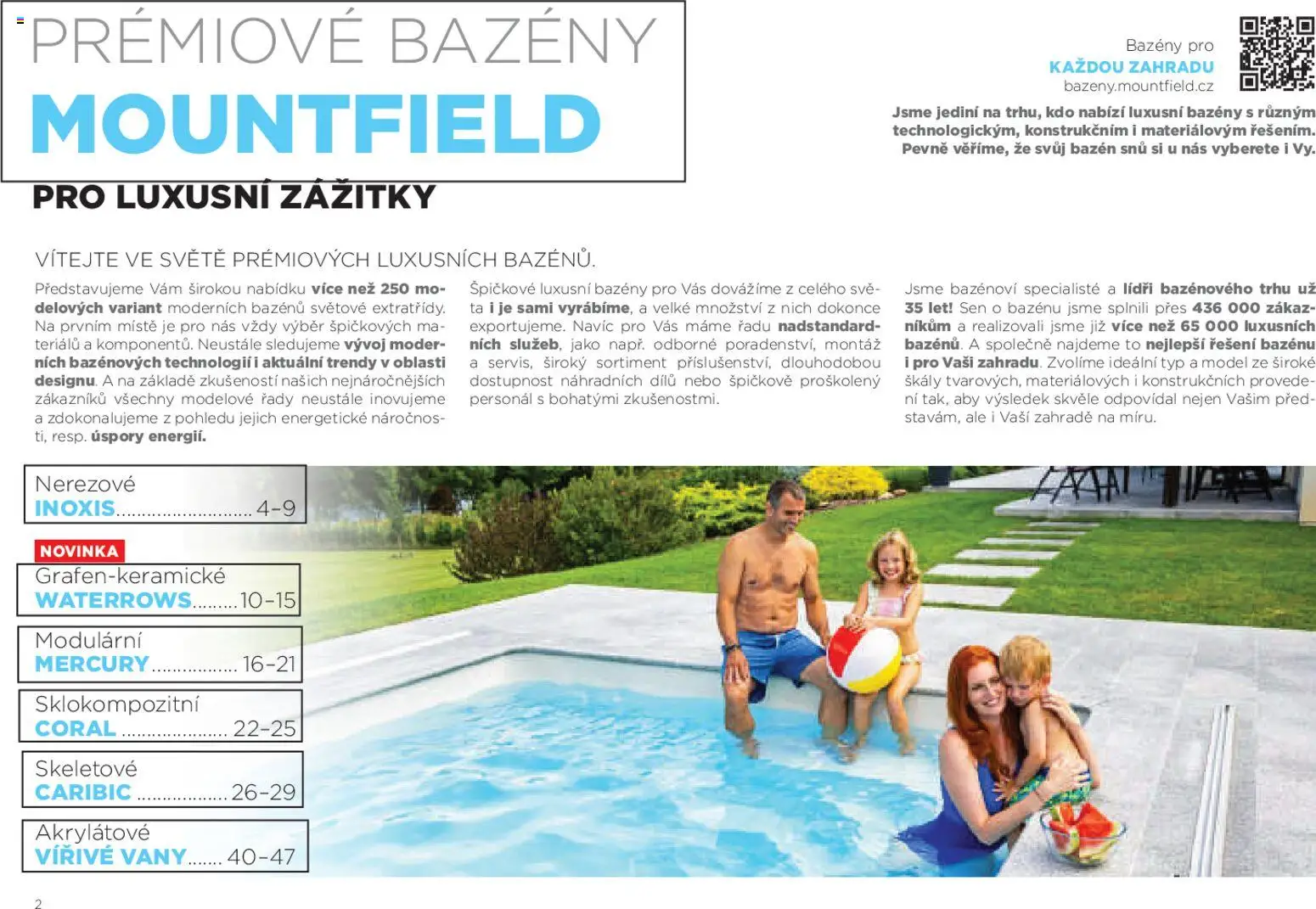 Mountfield leták - Bazény od 05.08.2026 | Strana: 2