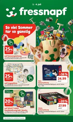 Fressnapf Angebote ab 01.07.2026 gültig