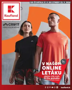 Kaufland SK Nonfood akciós újság - amely érvényes a következő dátumtól: 2026.09.17.