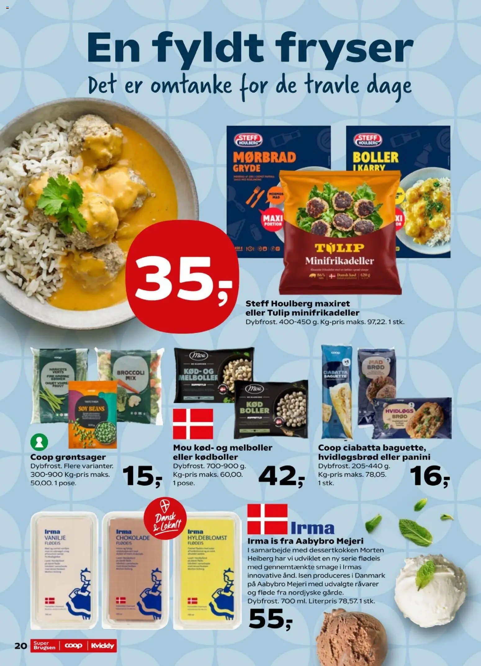 Super Brugsen tilbudsavis – gyldig fra 23/10/2026 | Side: 22 | Produkter: Brød, Fløde, Broccoli, Hvidløgsbrød