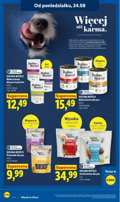 Pogląd oferty "DOLINA NOTECI Sucha karma dla psa, Sucha karma dla psa, 1 kg, różne rodzaje" - ważna od 24.08.2026 | Strona: 94