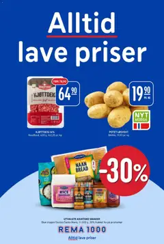 Forhåndsvisning av Rema 1000 kundeavis gyldig fra 21/09/2026