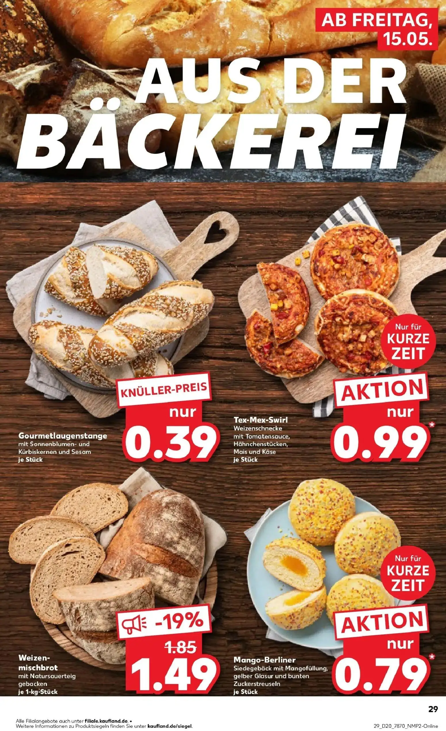 Kaufland Prospekt Alzey	 – gültig ab 10.05.2026 | Seite: 36 | Produkte: Bäckerei, Käse